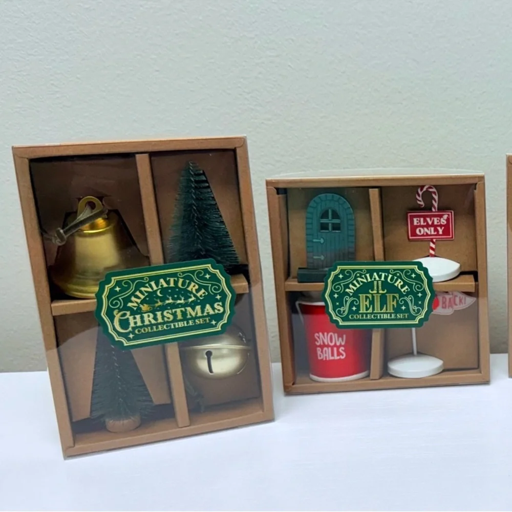 Target Bullseye Playground Full Set of 4 Miniature Collection Sets Holiday 2025